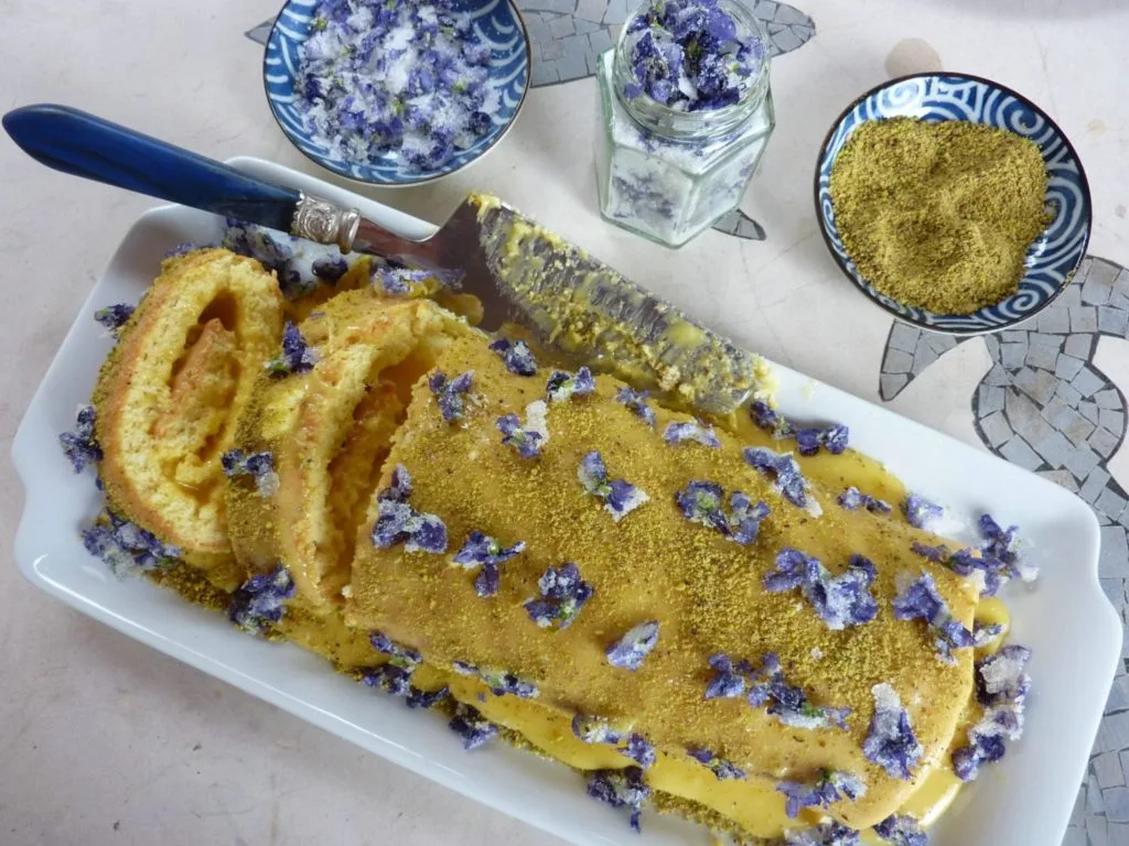 Almond Sponge Roll