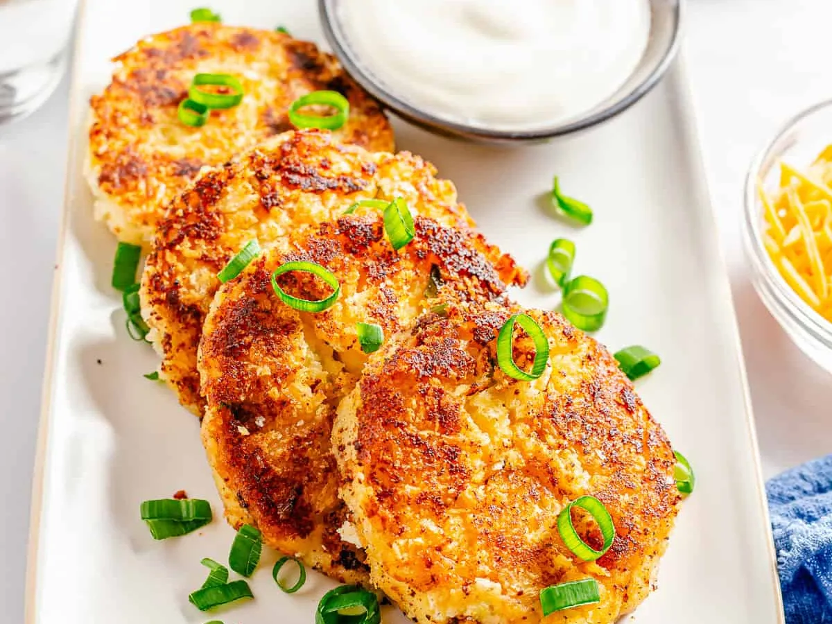 Andouille Potato Cakes Salsa