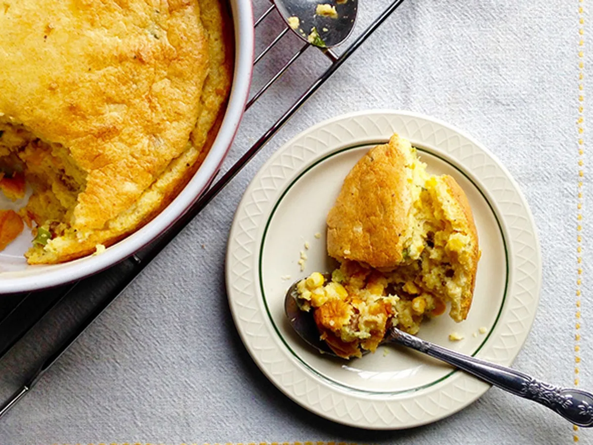 Andouille Spoonbread