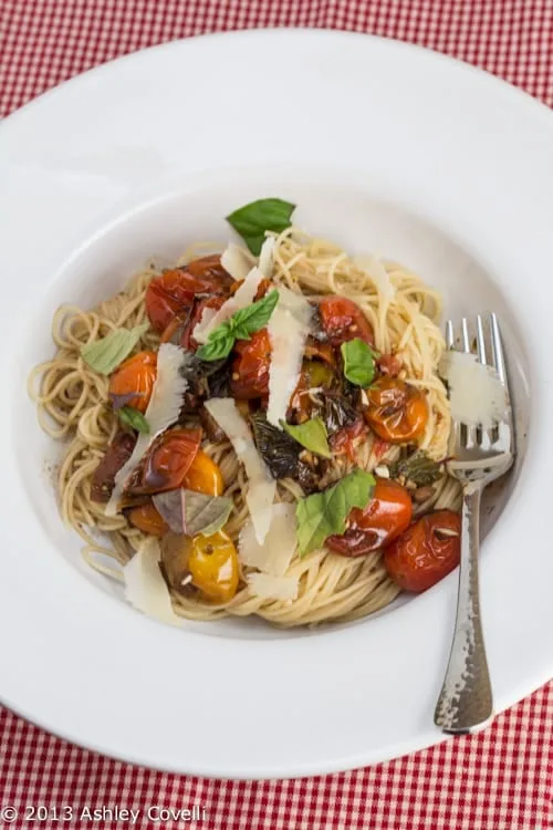 Angel Hair with Balsamic Tomatoes