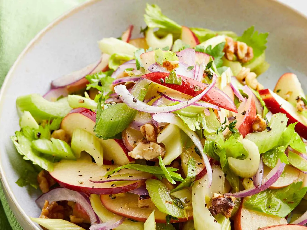 Apple Celery Salad with Peanuts
