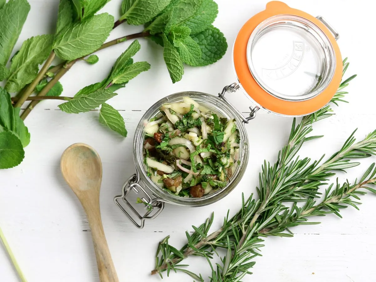 Apple Mint Relish