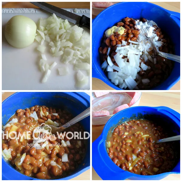 Apples And Bean Bake
