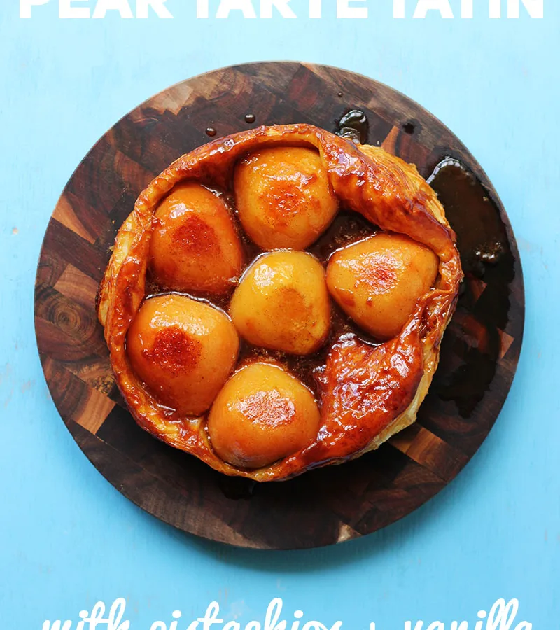 Apricot and Pistachio Tarte Tatin