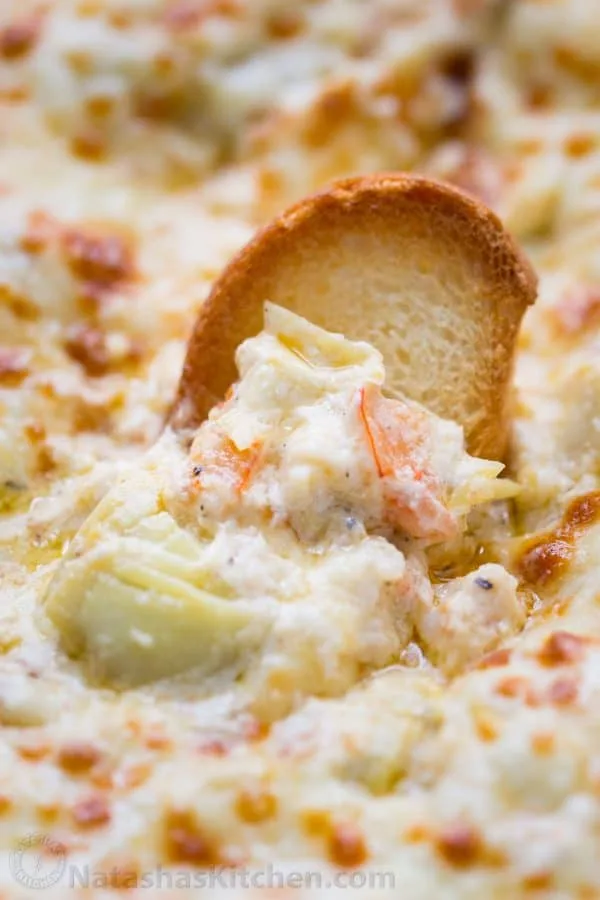 Artichokes and Shrimp Dip