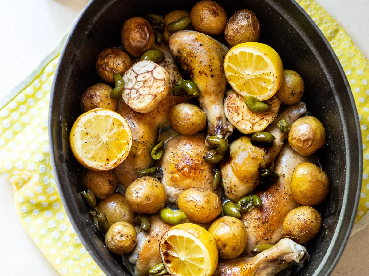 Asparagus And Chicken Confit Ragu