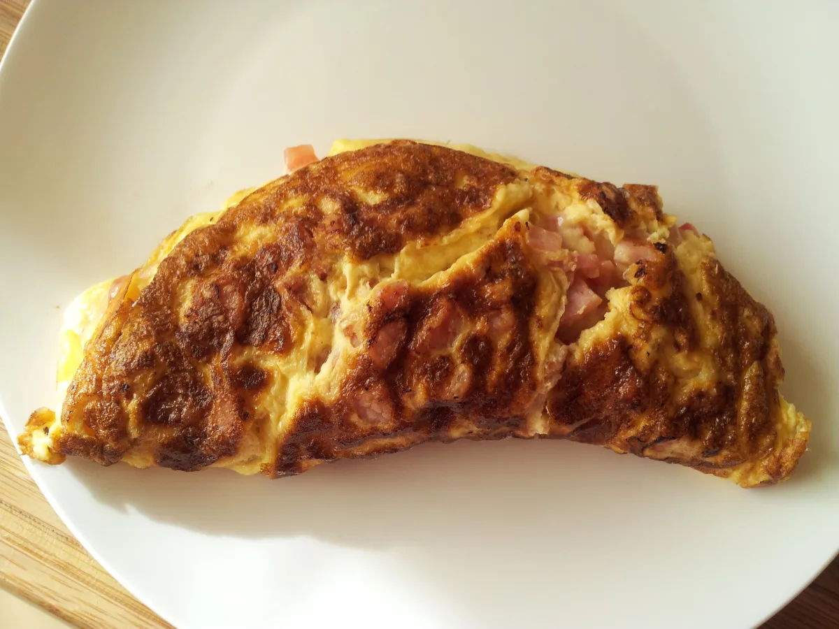 Bacon and Gruyere Omelet