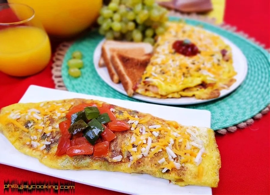 Bacon & Cheese Oven Omelet
