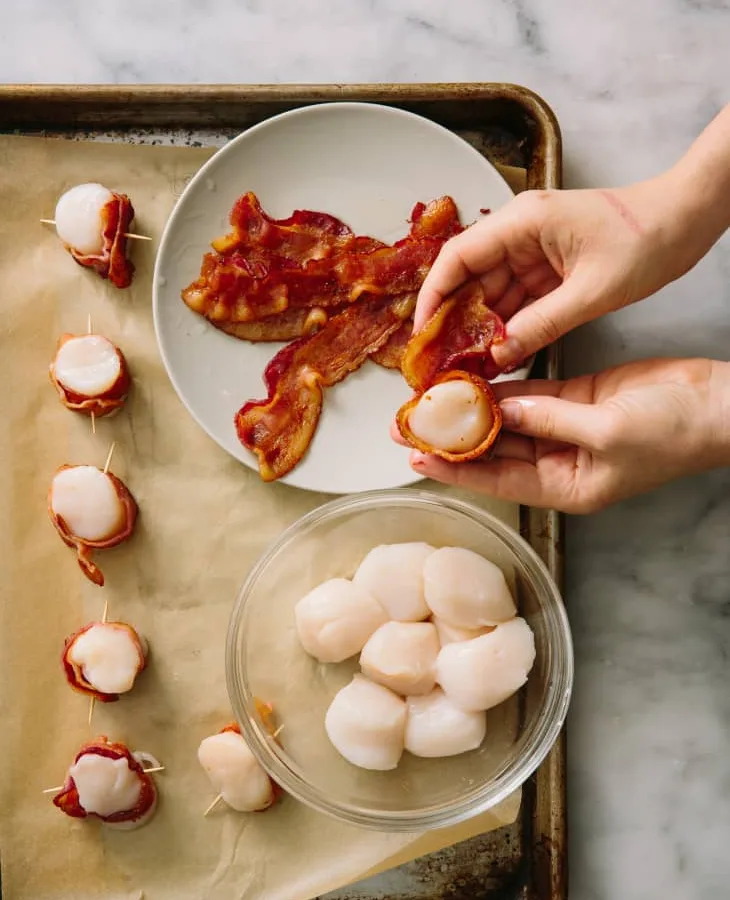 Bacon-Wrapped Scallops