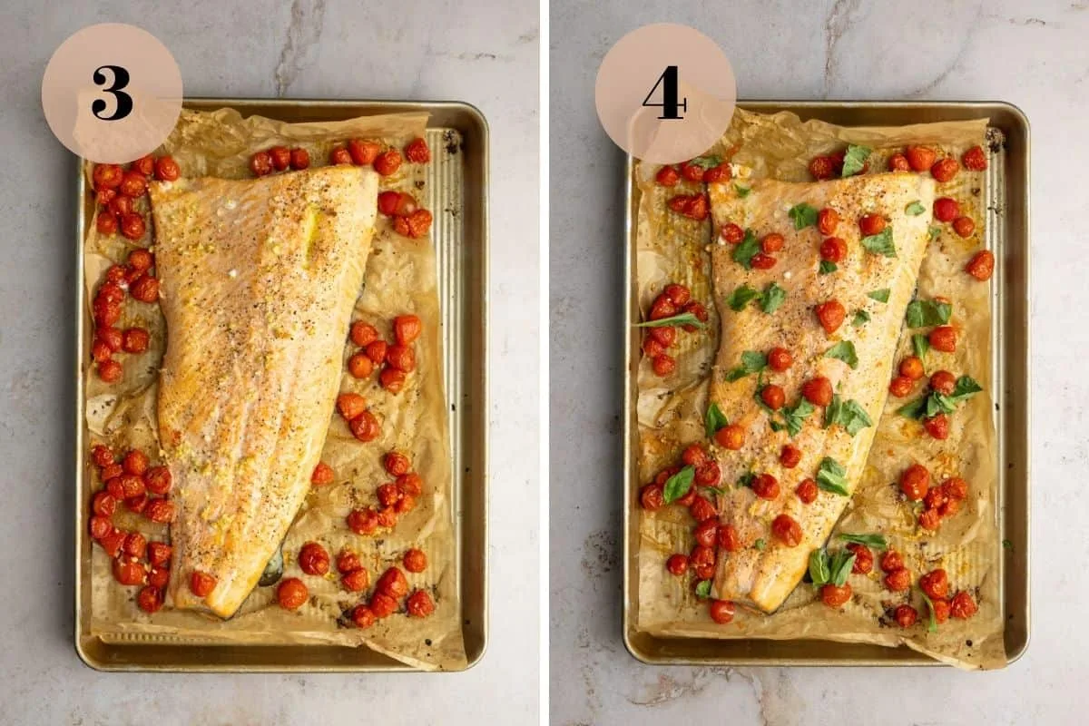 Baked Salmon Italianne