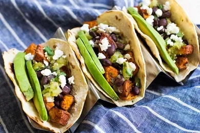 Beef, Bean and Cheese Tostadas