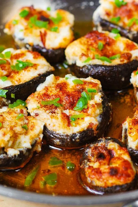 Cancun Stuffed Mushrooms