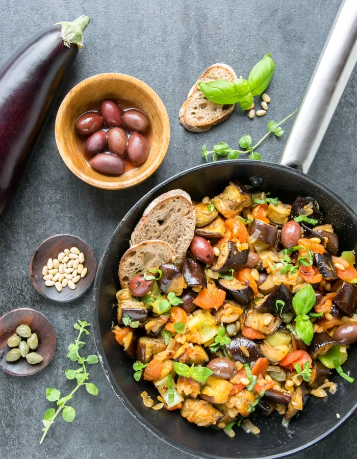 Caponata (Aubergine Salad Italy)