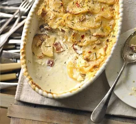 Celeriac and Potato Gratin