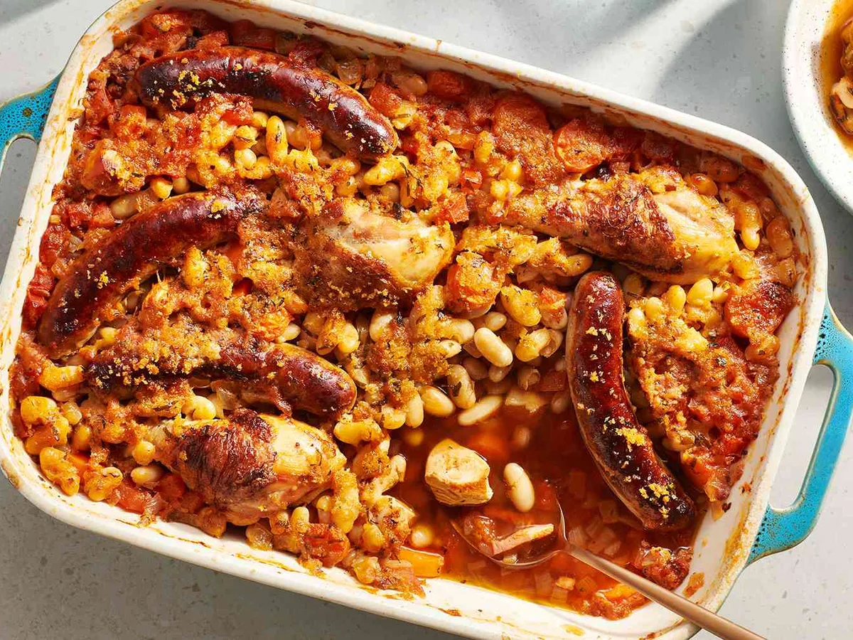 CHICKEN/SAUCEGA CASSOULET