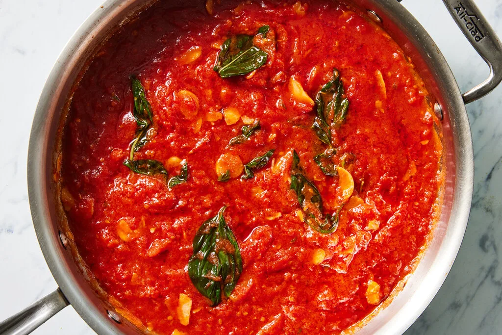 Classic Marinara Sauce Fettucine With A Twist