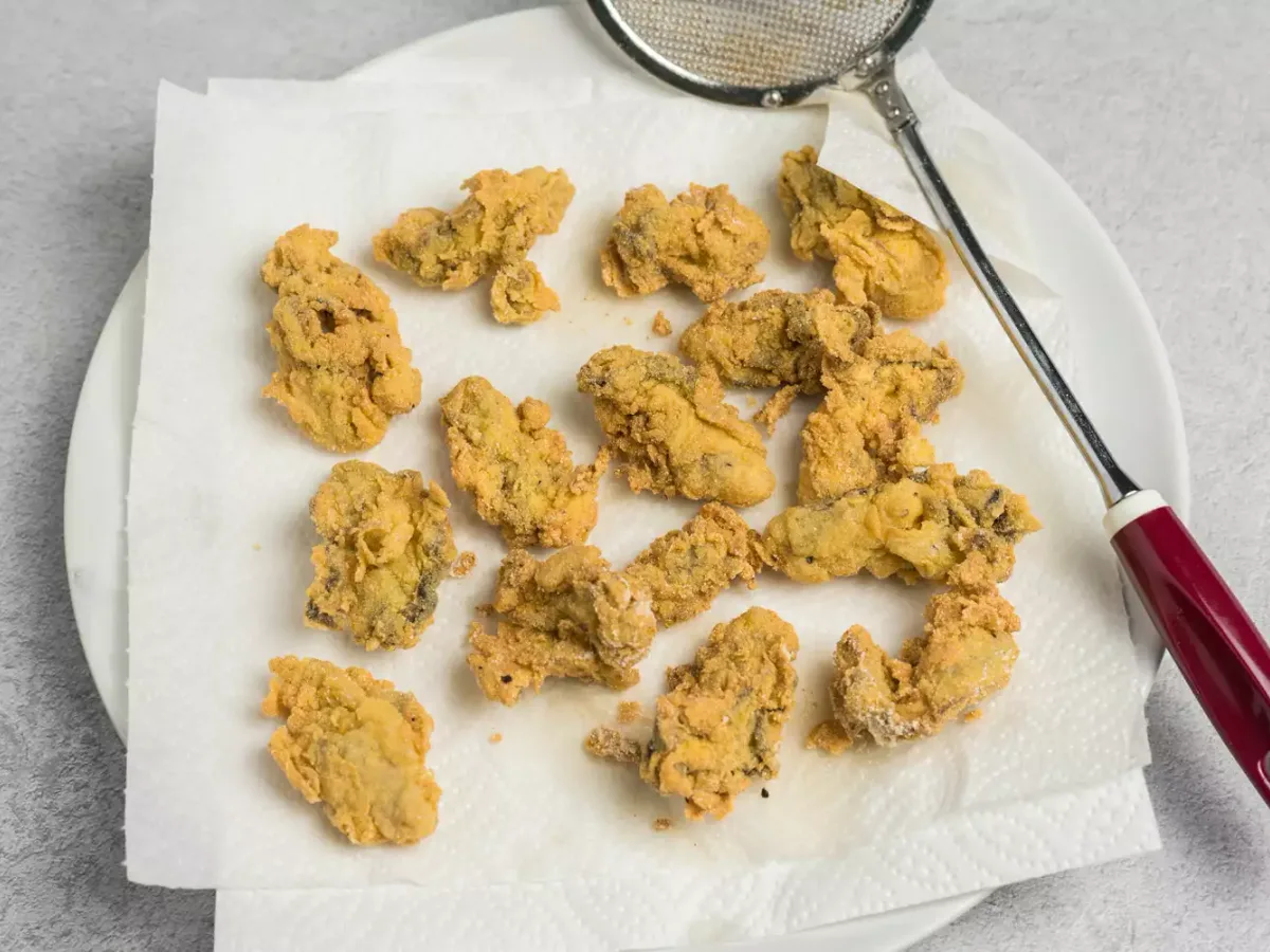 Corn Bread Fried Oysters