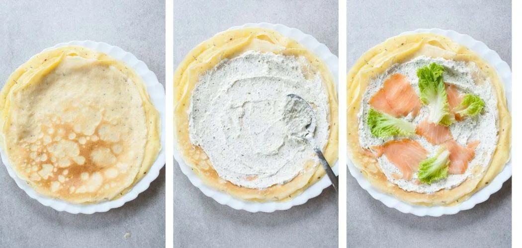 Delmonico's Smoked Salmon And Brie Crepes With Herbsaint