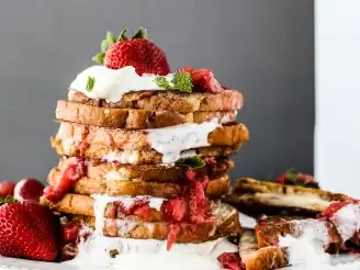 French Toast Cheddar Sandwiches