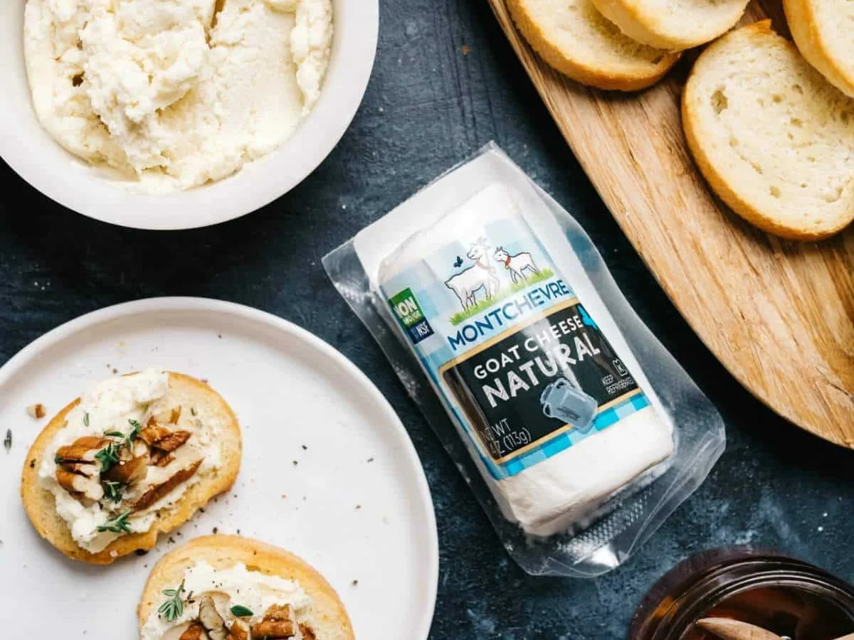 Goat Cheese Fondue On Country-Style Bread