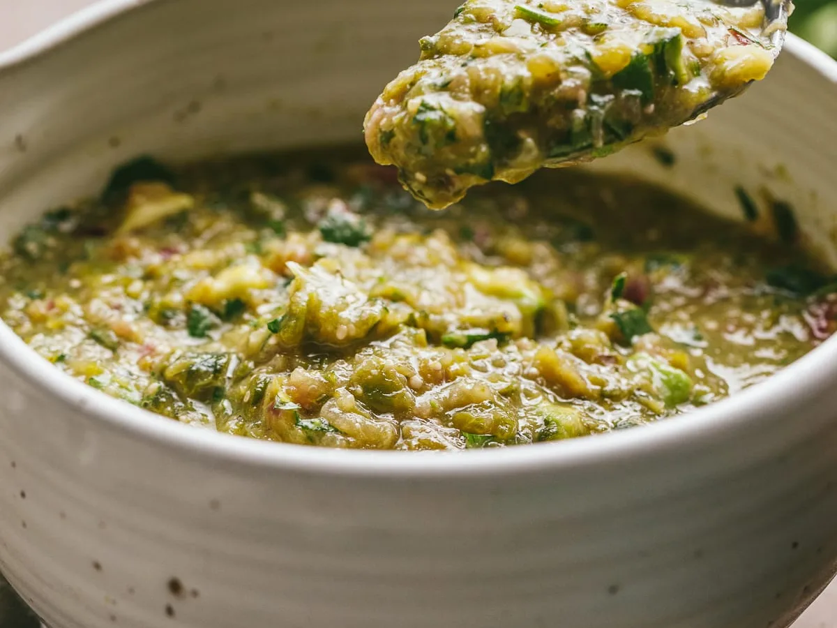 Green Chili Tomatillo Salsa