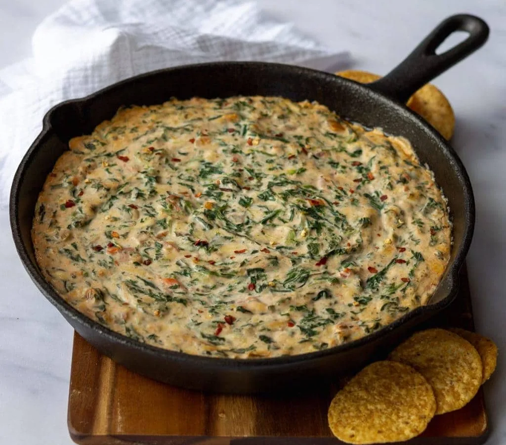 Hot Mexican Spinach Dip