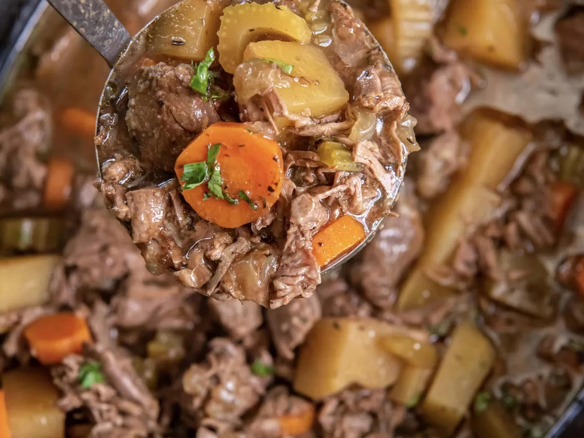 Italian Beef Stew (Crockpot)