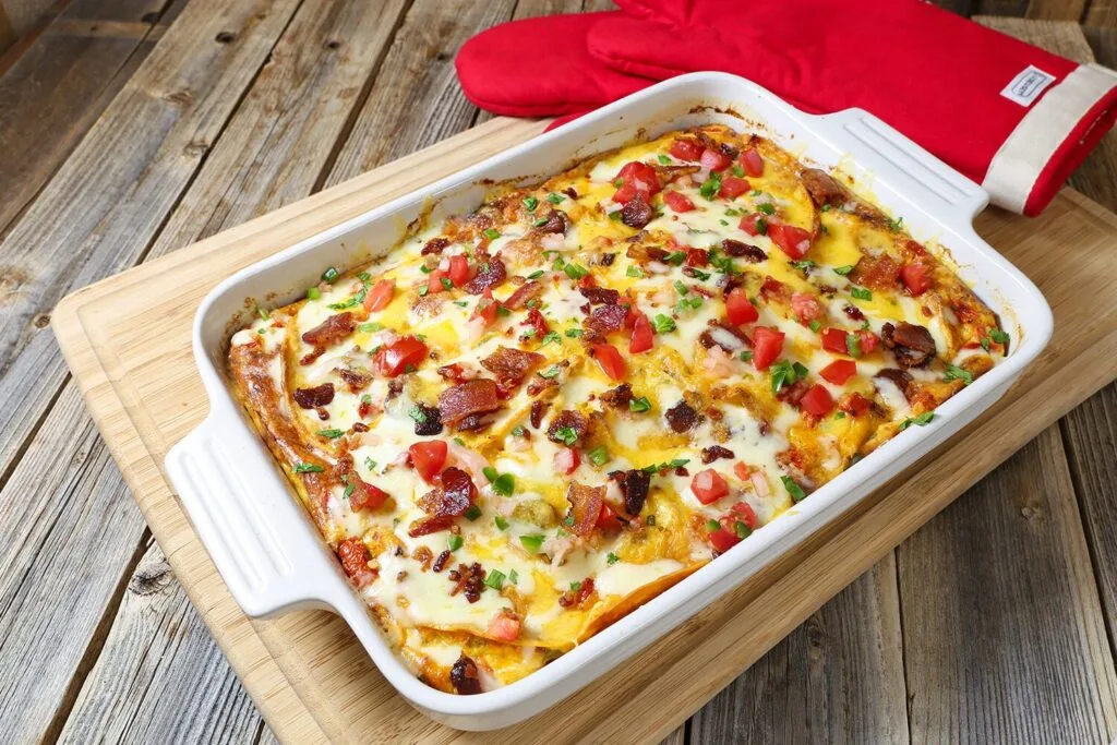 Italian Pancake Lasagna Casserole