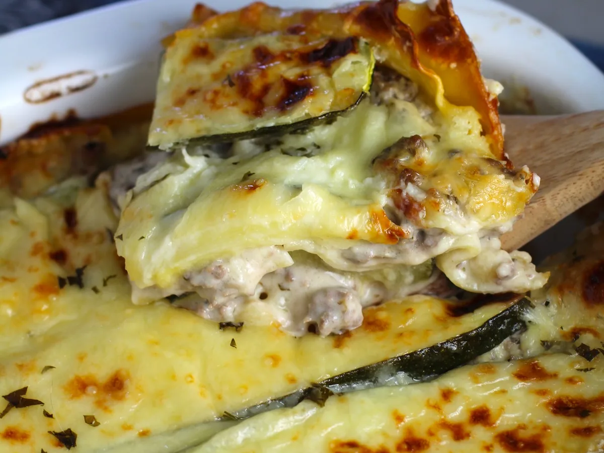Lasagna with White Sauce