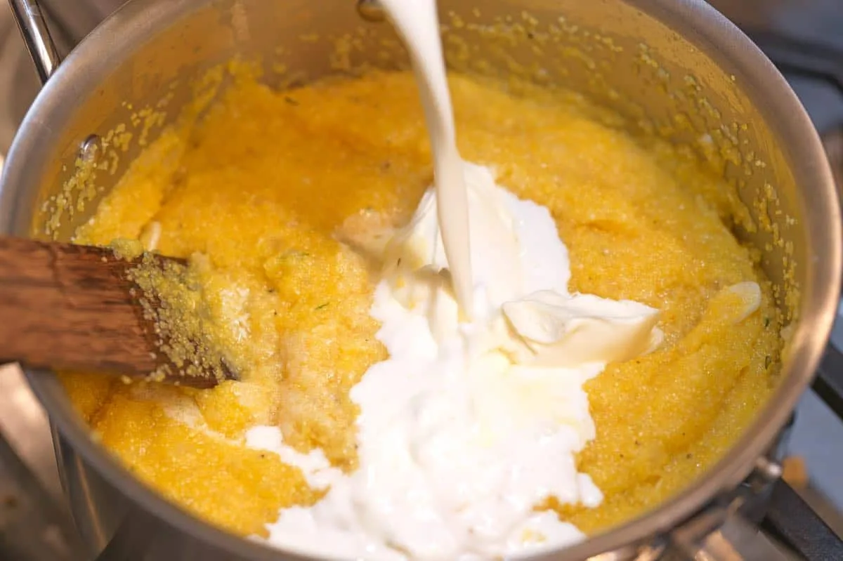 Mascarpone Cheese Polenta