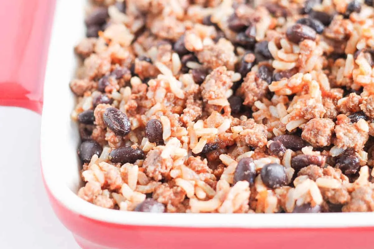 Mexican Beef and Bean Casserole