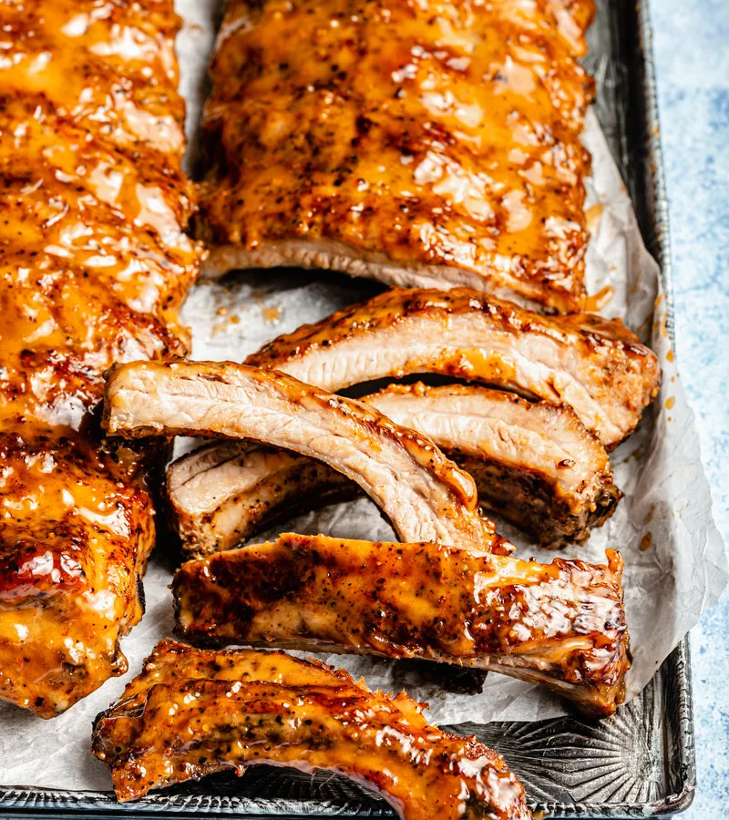 Baby Back Ribs With Mustard Sauce