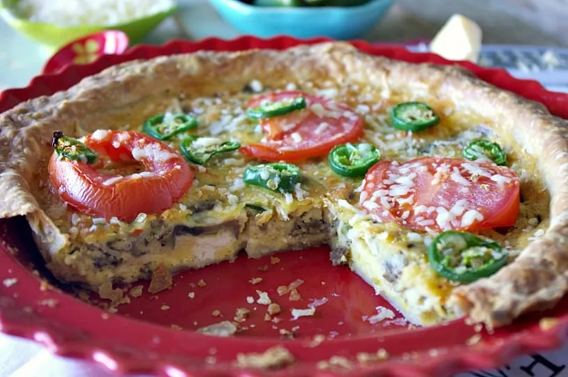Pizza Quiche Supreme Hobo Breakfast Treat