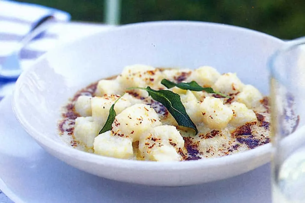 Potato Gnocchi With A Gorgonzola Sauce