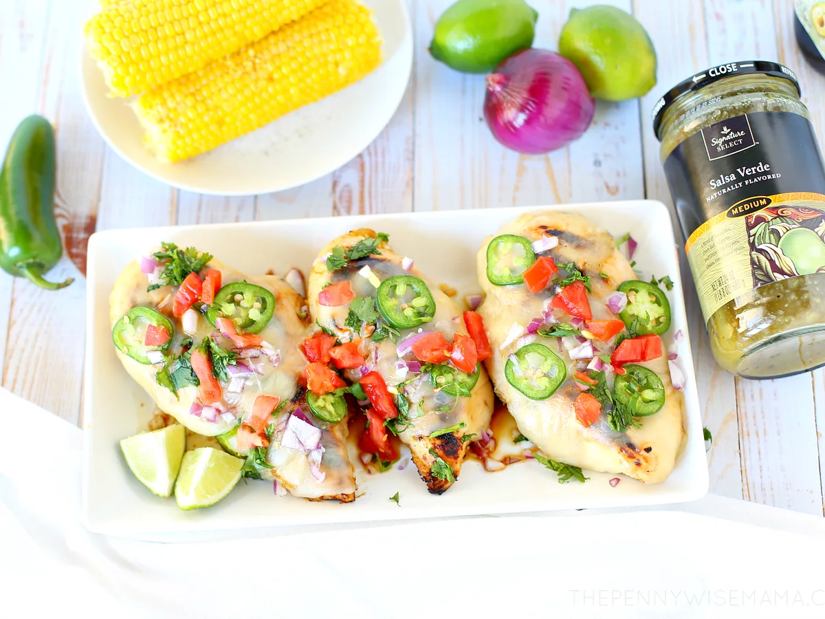 Salsa Verde Marinated Chicken