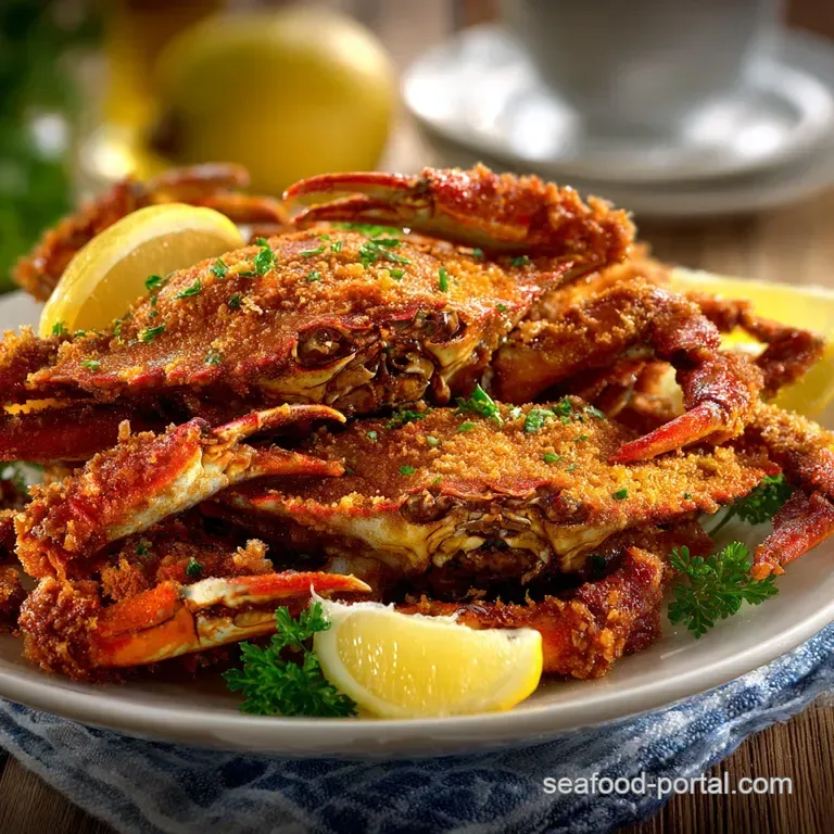 Sesame Crusted Softshells