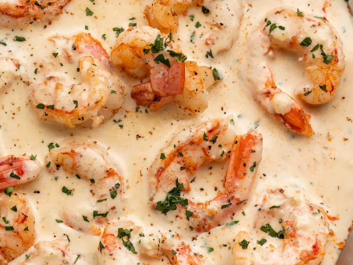 Shrimp in Mustard Cream Sauce