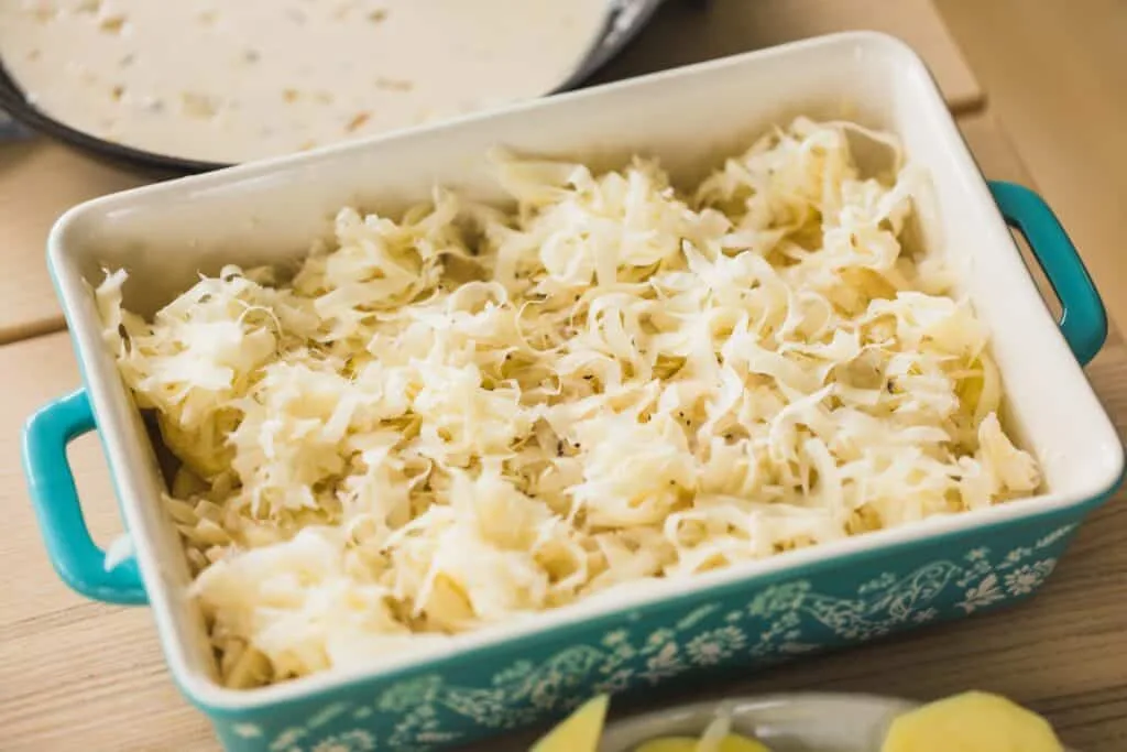Swiss Parmesan Potato Casserole