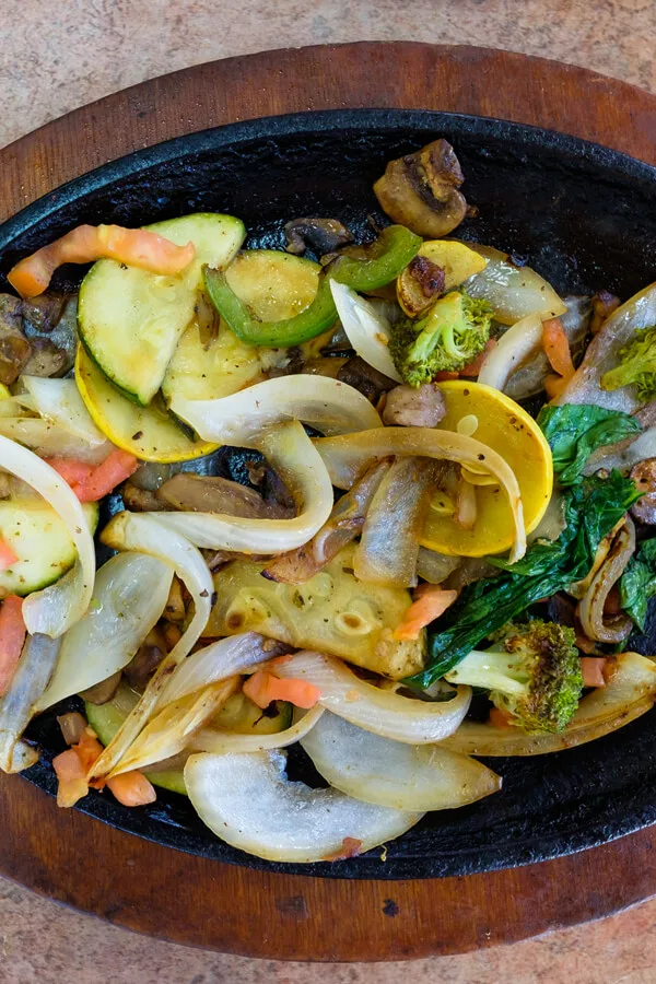 T.G.I. Friday's Sizzling Vegetable Fajitas
