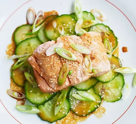 Thai salmon parcels (serves 2)