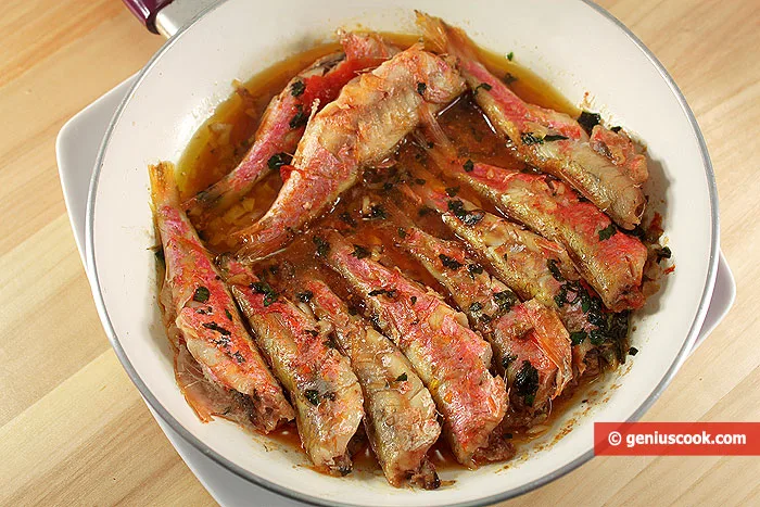 Triglie Alla Livornese − Red Mullet Leghorn Style