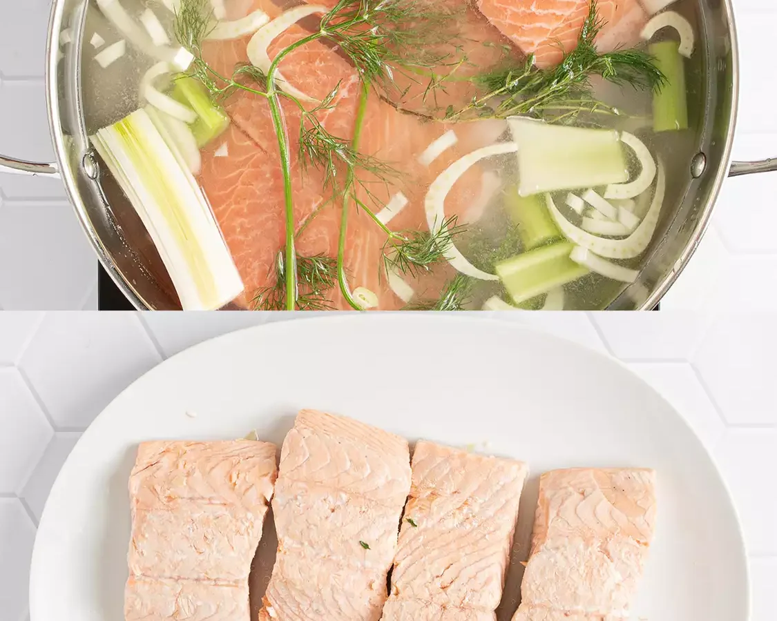 Whole Poached Salmon