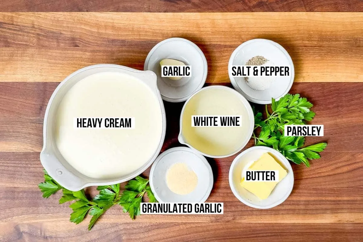 Wine and Pepper Cream Sauce