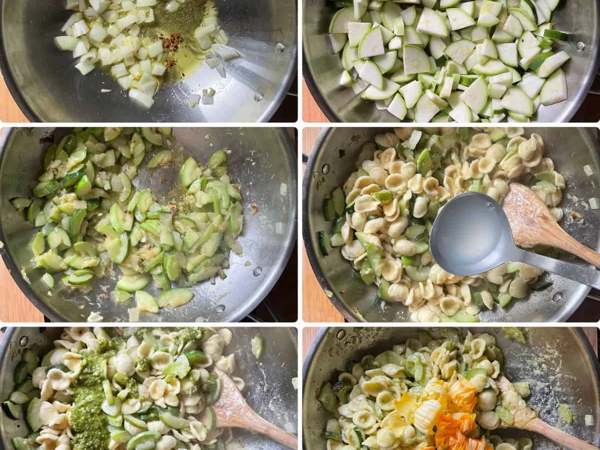 Zucchini & Pesto Pasta