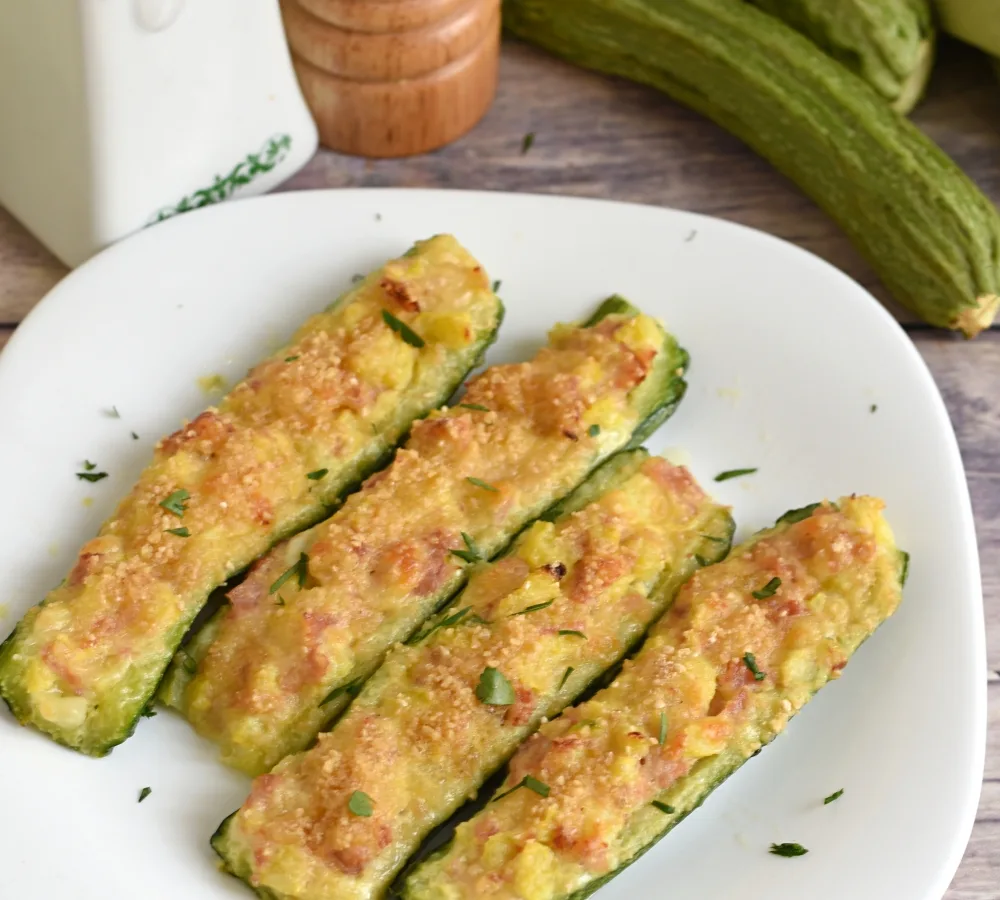 Zucchini Ripiene Al Prosciutto